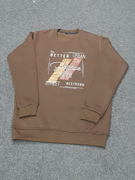 Cotton Fleece Printed Sweat Shirt