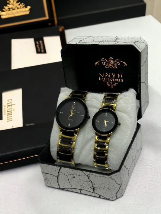 Couple's Analogue Watch Set