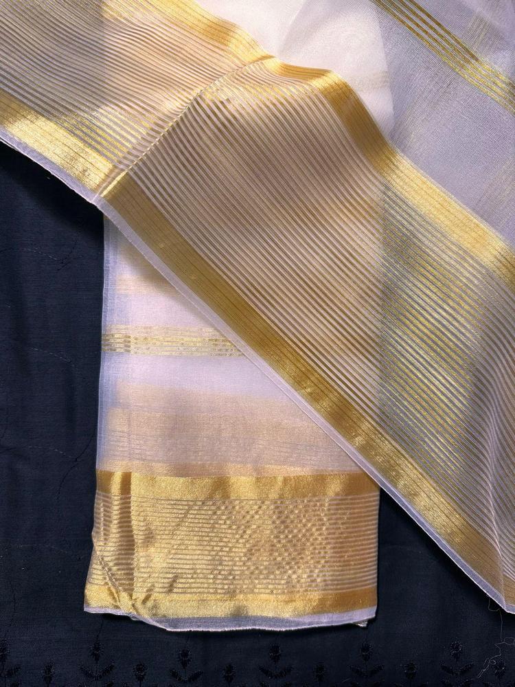 Organza Plain Silk Shawl