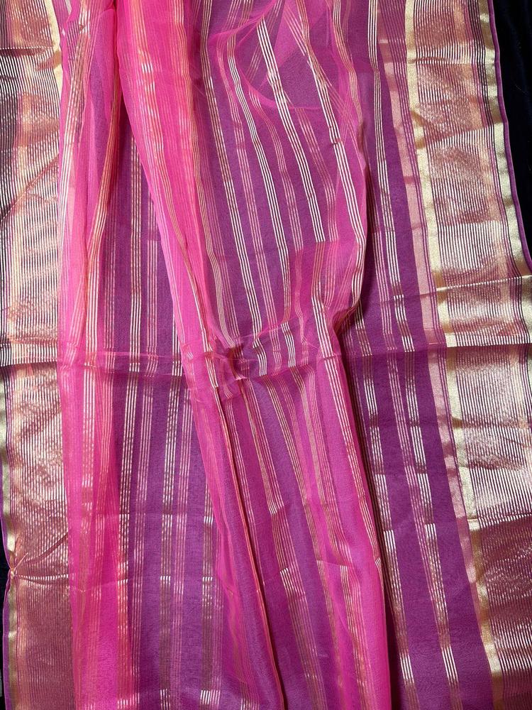 Organza Plain Silk Shawl