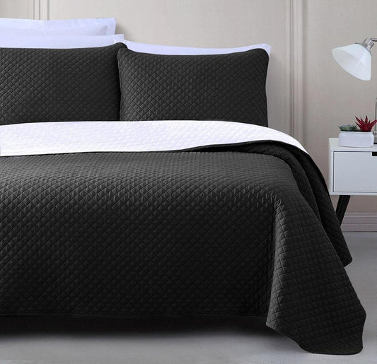 3 Pieces Micro Quilted Comforter Set