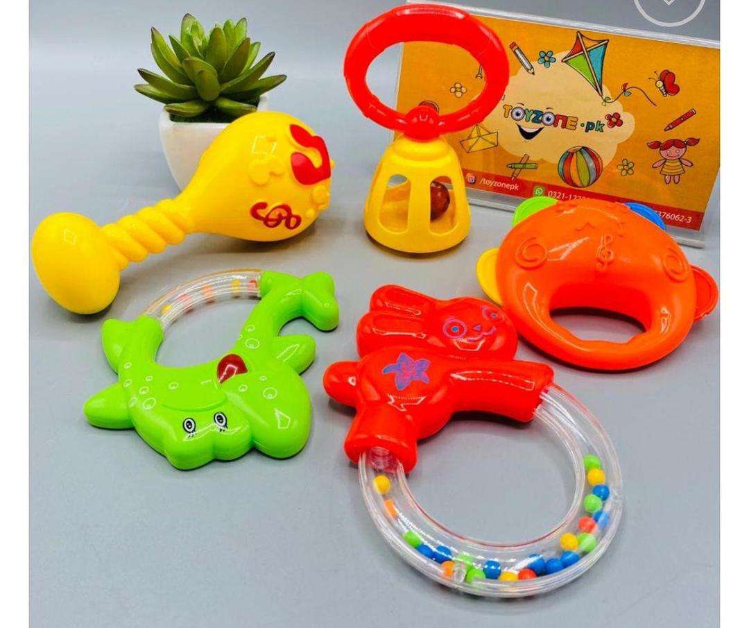 Rattle And Sensory Teether Toy