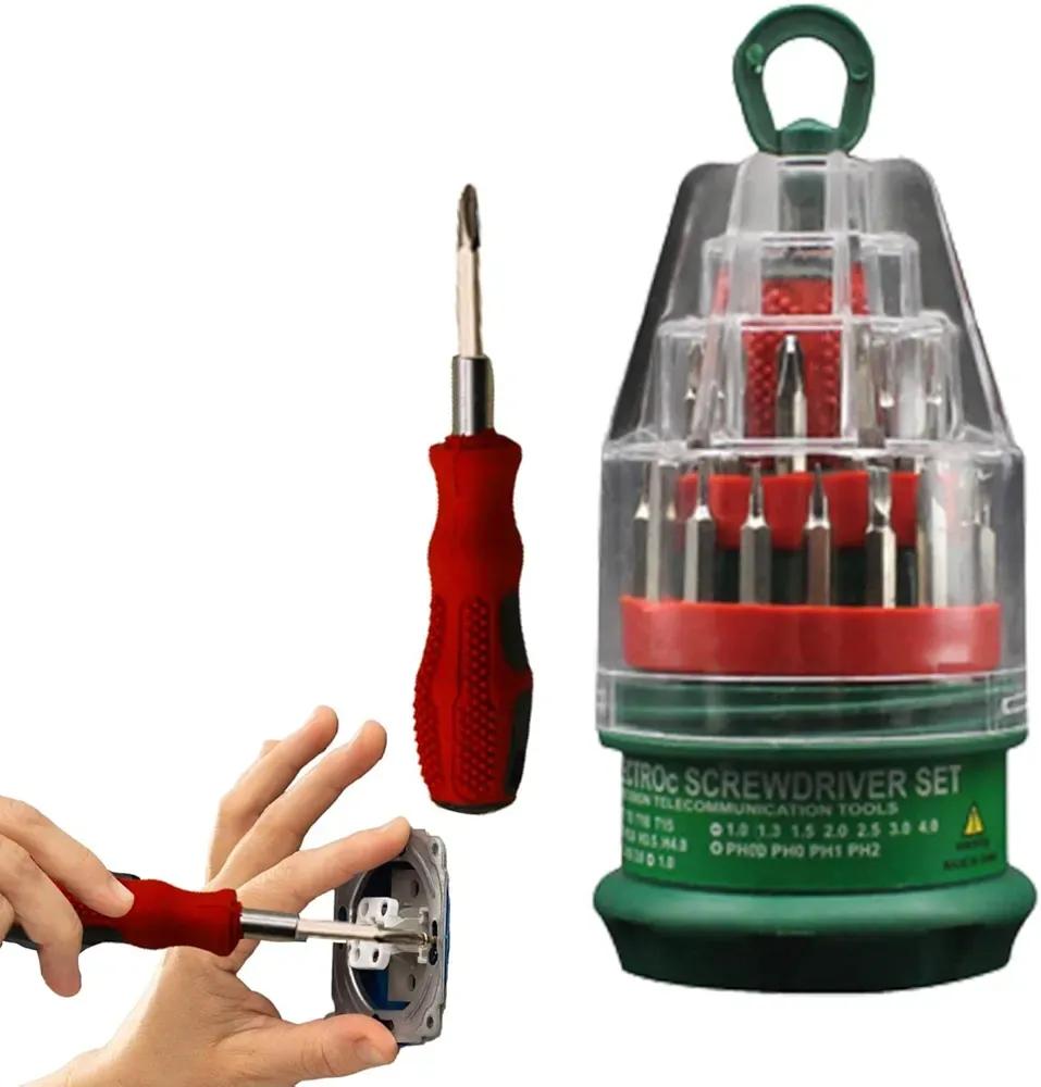 31 Pieces Stainless Steel Screwdriver Set