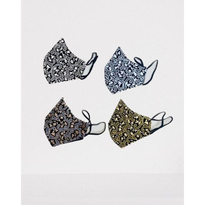 Ladies Fancy Face Mask, Pack Of 4