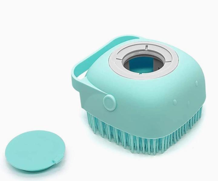 Portable Soap Holder Silicon Brush