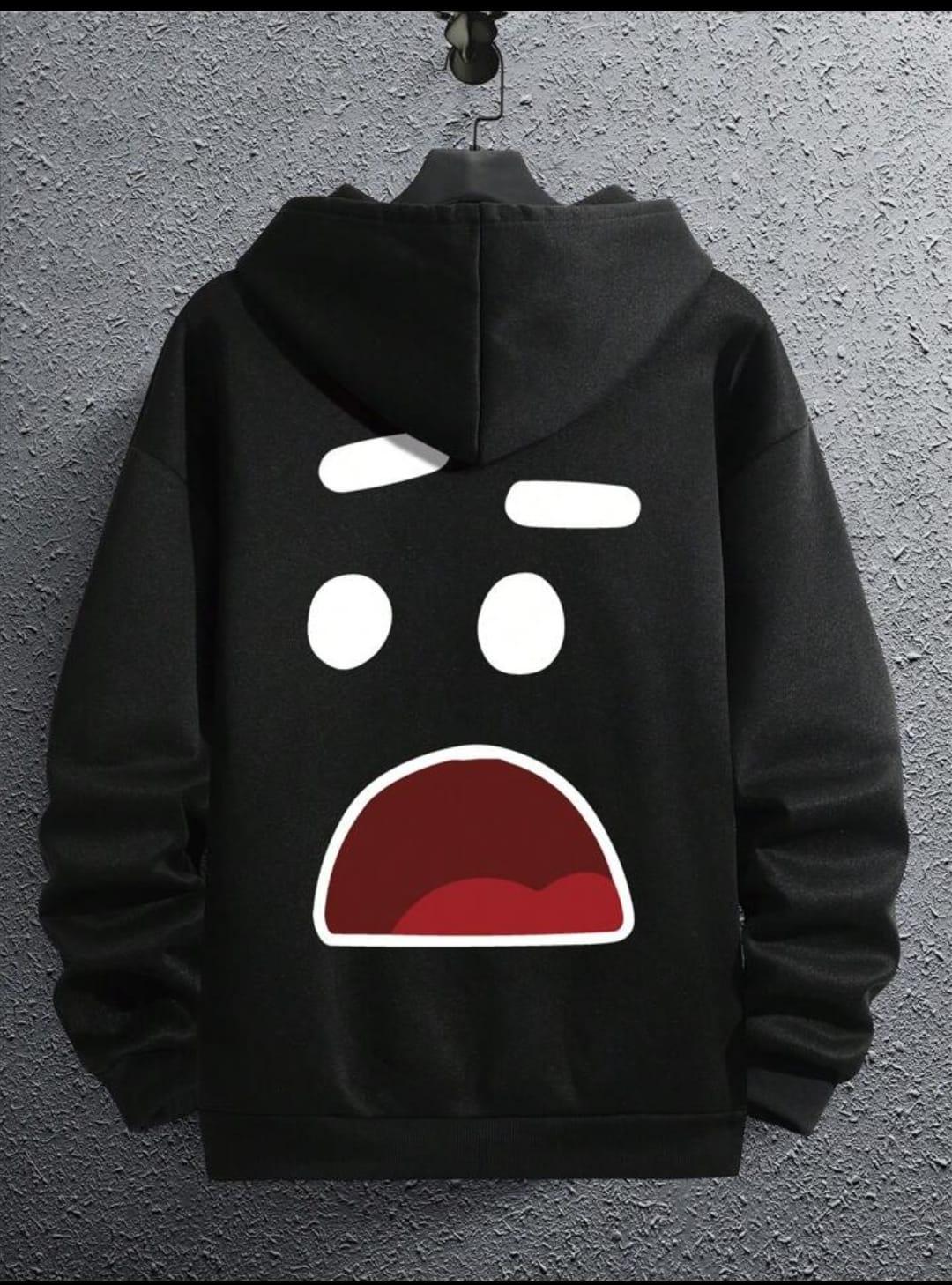 Fleece Printed Hoodie