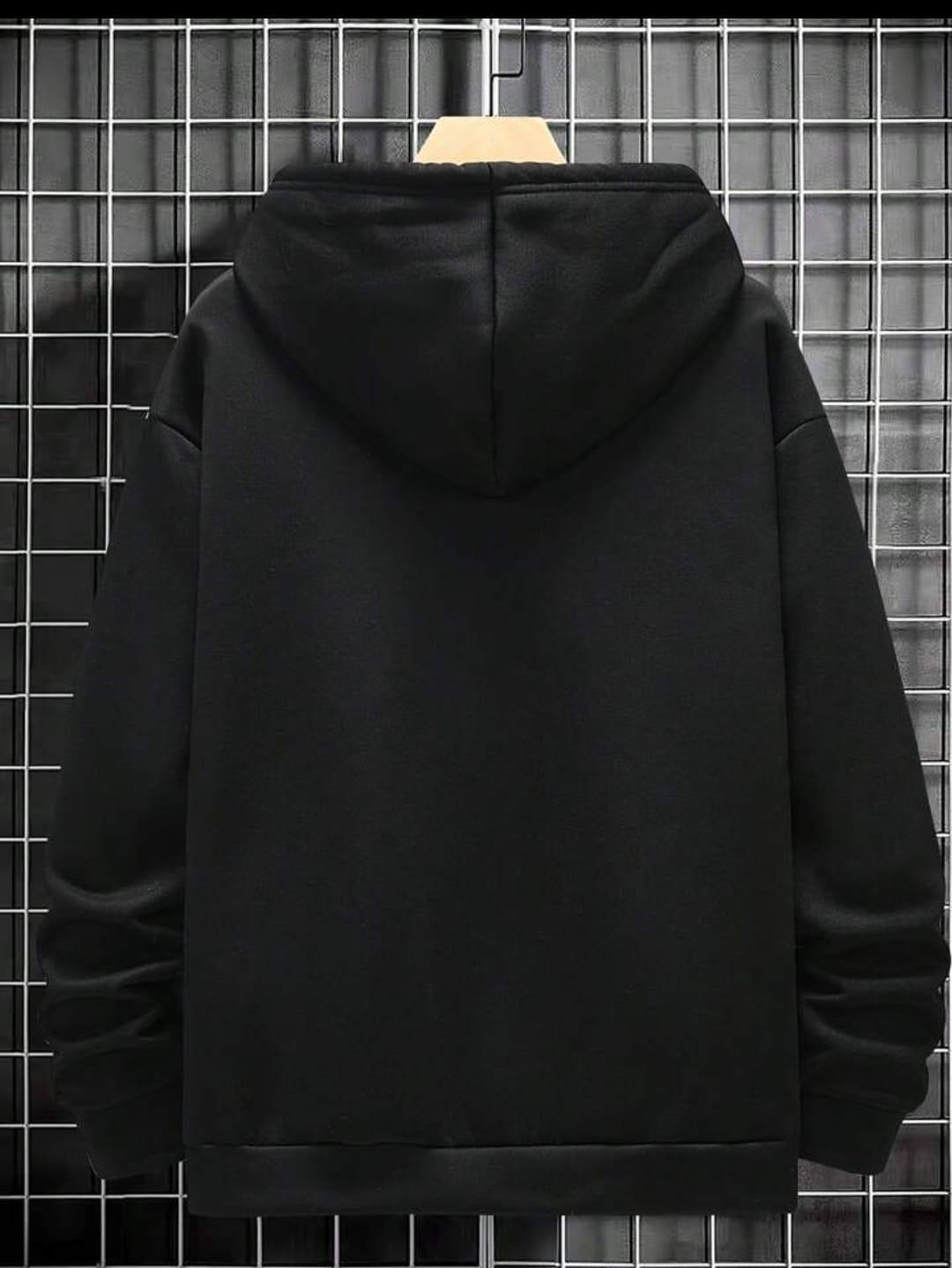 Fleece Plain Hoodie