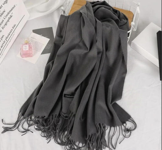 Cashmere Plain Shawl