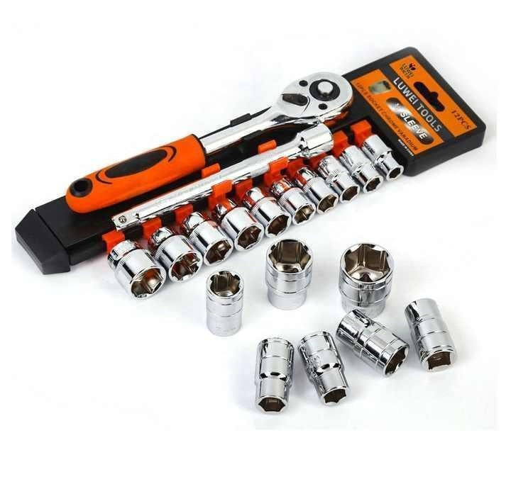 12 Pieces Stainless Steel Tool Kit Set