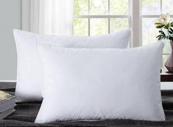 2 Pieces Polyester Bed Pillow Set