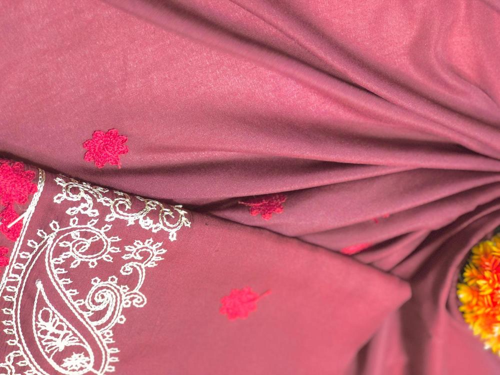 Swiss Lawn Embroidered Shawl